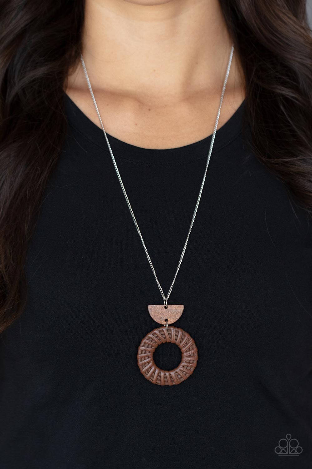 Paparazzi's Homespun Stylist - Brown Urban necklace