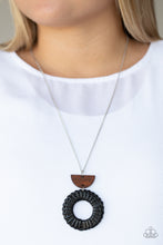 Load image into Gallery viewer, Paparazzi&#39;s Homespun Stylist - Black Urban necklace
