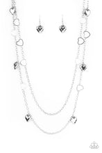 Load image into Gallery viewer, Paparazzi&#39;s Chicly Cupid - Silver necklace
