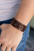 Load image into Gallery viewer, Paparazzi&#39;s Practical Pioneer - Brown Men Urban bracelet
