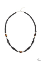 Load image into Gallery viewer, Paparazzi&#39;s Stone Synchrony - Brown Men Urban necklace
