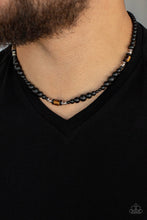 Load image into Gallery viewer, Paparazzi&#39;s Stone Synchrony - Brown Men Urban necklace
