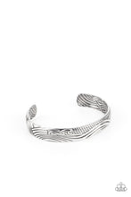 Load image into Gallery viewer, Paparazzi&#39;s Tidal Trek - Silver bracelet
