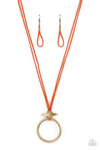 Load image into Gallery viewer, Paparazzi&#39;s Noticeably Nomad - Orange Urban necklace
