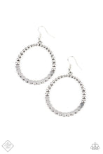 Load image into Gallery viewer, Paparazzi&#39;s Rustic Society - Silver Hoop earrings (Fashion Fix)
