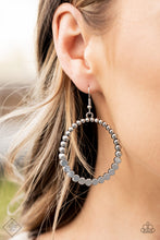 Load image into Gallery viewer, Paparazzi&#39;s Rustic Society - Silver Hoop earrings (Fashion Fix)
