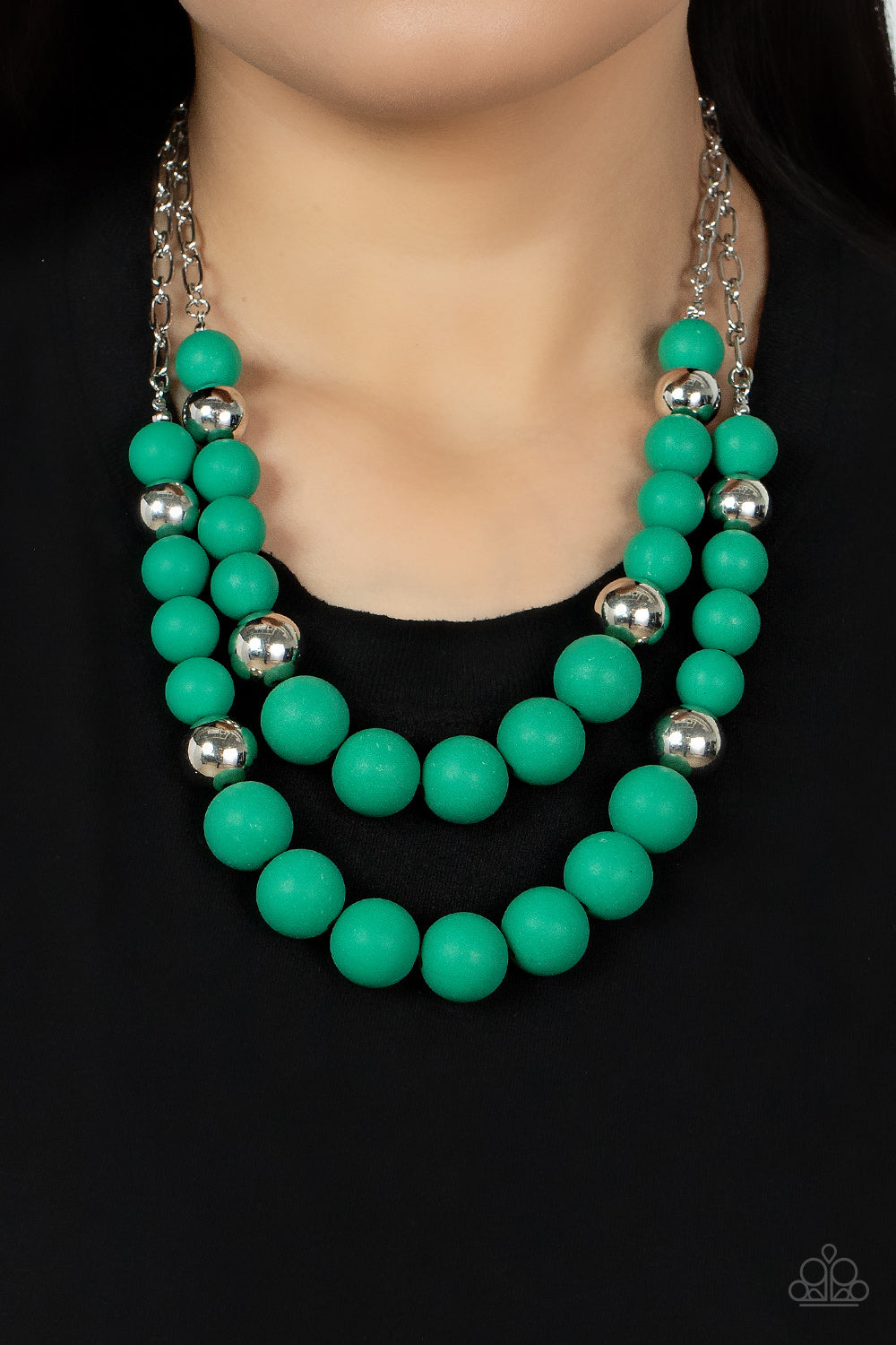 Paparazzi's Vivid Vanity - Green necklace