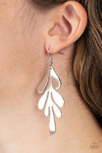 Load image into Gallery viewer, Paparazzi&#39;s A FROND Farewell - Silver earrings
