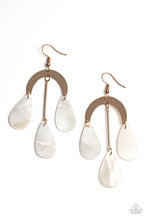 Load image into Gallery viewer, Paparazzi&#39;s Atlantis Ambience - Gold earrings
