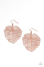 Load image into Gallery viewer, Paparazzi&#39;s Palm Palmistry - Copper earrings
