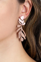 Load image into Gallery viewer, Paparazzi&#39;s Palm Picnic - Copper earrings
