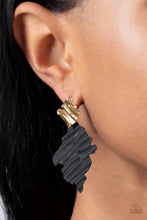 Load image into Gallery viewer, Paparazzi&#39;s Crimped Couture - Gold post earrings
