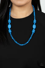 Load image into Gallery viewer, Paparazzi&#39;s Tropical Tourists - Blue Acylic necklace
