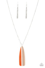 Load image into Gallery viewer, Paparazzi&#39;s Grab a Paddle - Orange wood necklace
