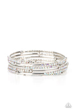 Load image into Gallery viewer, Paparazzi&#39;s Camera Shy Shimmer - Multi Iridescent bracelet
