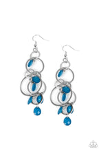 Load image into Gallery viewer, Paparazzi&#39;s Dizzyingly Dreamy - Blue earrings
