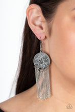 Load image into Gallery viewer, Paparazzi&#39;s Fringe Control - Silver earrings
