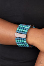 Load image into Gallery viewer, Paparazzi&#39;s Island Soul - Blue Wood bracelet
