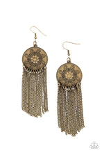 Load image into Gallery viewer, Paparazzi&#39;s Fringe Control - Brass earrings
