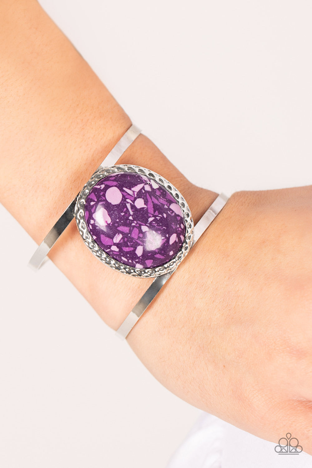 Paparazzi's Tantalizingly Terrazzo - Purple bracelet