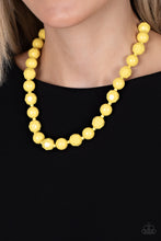 Load image into Gallery viewer, Paparazzi&#39;s Popping Prom - Yellow necklace
