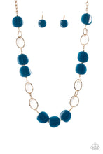 Load image into Gallery viewer, Paparazzi&#39;s Posh Prom - Blue necklace
