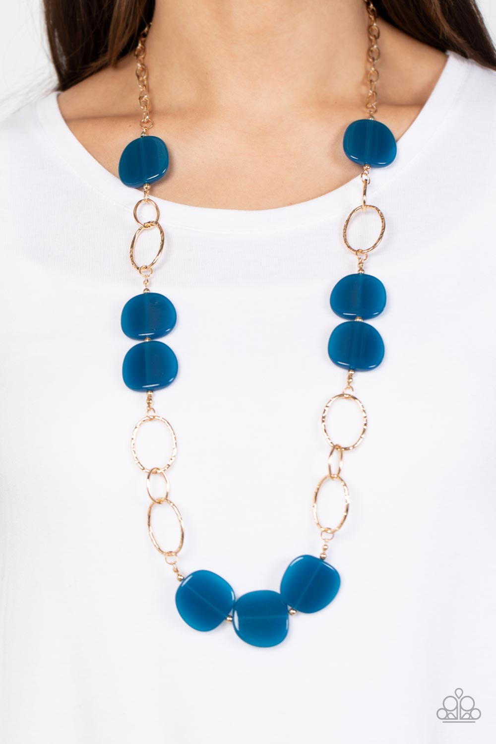 Paparazzi's Posh Prom - Blue necklace