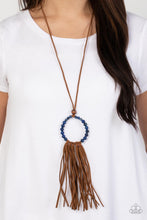 Load image into Gallery viewer, Paparazzi&#39;s Namaste Mama - Blue Urban necklace
