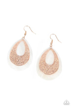 Load image into Gallery viewer, Paparazzi&#39;s Bountiful Beaches - Rose Gold earrings
