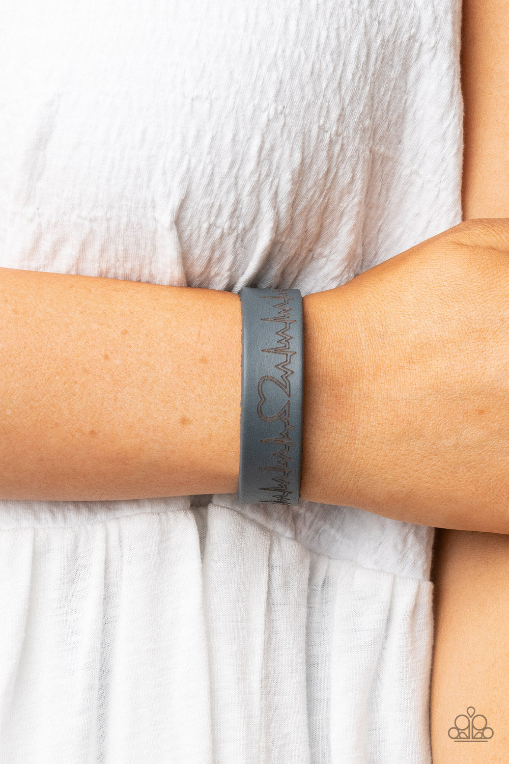 Paparazzi's Haute Heartbeat - Silver Urban bracelet