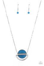 Load image into Gallery viewer, Paparazzi&#39;s Ethereal Eclipse - Blue Acrylic necklace
