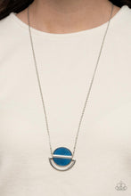 Load image into Gallery viewer, Paparazzi&#39;s Ethereal Eclipse - Blue Acrylic necklace
