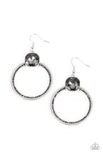 Load image into Gallery viewer, Paparazzi&#39;s Cheers to Happily Ever After - Silver hoop earrings
