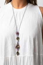 Load image into Gallery viewer, Paparazzi&#39;s Knotted Keepsake - Purple Urban necklace
