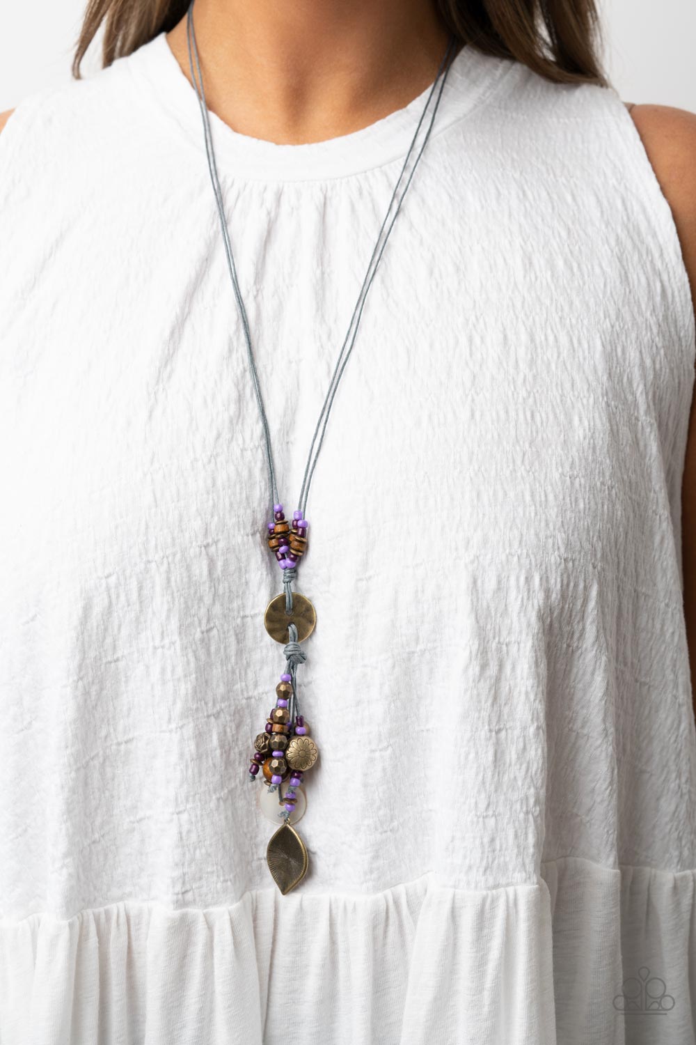 Paparazzi's Knotted Keepsake - Purple Urban necklace