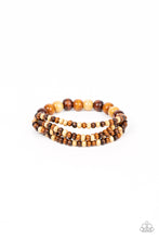 Load image into Gallery viewer, Paparazzi&#39;s Oceania Oasis - Brown wood bracelet
