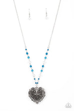 Load image into Gallery viewer, Paparazzi&#39;s Doting Devotion - Blue necklace
