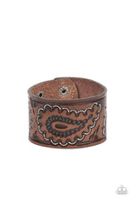 Load image into Gallery viewer, Paparazzi&#39;s Paisley Pioneer - Blue Urban Bracelet
