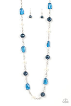 Load image into Gallery viewer, Paparazzi&#39;s A-List Apparel - Blue and Pearl Necklace
