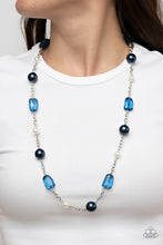 Load image into Gallery viewer, Paparazzi&#39;s A-List Apparel - Blue and Pearl Necklace
