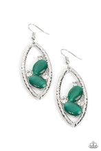 Load image into Gallery viewer, Paparazzi&#39;s Famously Fashionable - Green earrings
