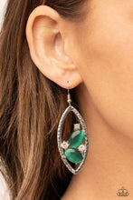 Load image into Gallery viewer, Paparazzi&#39;s Famously Fashionable - Green earrings
