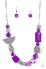 Load image into Gallery viewer, Paparazzi&#39;s Tranquil Trendsetter - Purple Acrylic necklace
