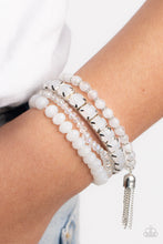 Load image into Gallery viewer, Paparazzi&#39;s Day Trip Trinket - White bracelet
