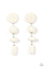 Load image into Gallery viewer, Paparazzi&#39;s Twine Tango - White post Earrings
