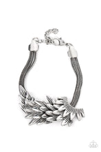 Load image into Gallery viewer, Paparazzi&#39;s BOA and Arrow - Silver bracelet
