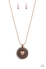 Load image into Gallery viewer, Paparazzi&#39;s Solar Swirl - Copper necklace
