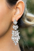 Load image into Gallery viewer, Paparazzi&#39;s Frozen Fairytale - White post earrings
