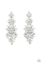 Load image into Gallery viewer, Paparazzi&#39;s Frozen Fairytale - White post earrings
