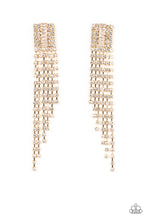 Load image into Gallery viewer, Paparazzi&#39;s A-Lister Affirmation - Gold earrings
